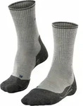 Falke TK2 Explore Wool Silk Damen Trekking Socken light grey (3400) 35-36