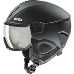 Uvex Instinct Visor black matt silver mirror 53-56 cm