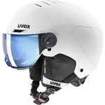 Uvex Rocket jr Visor white - black matt mirror blue 51-55 cm