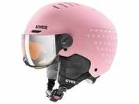 Uvex Rocket jr Visor pink confetti matt lasergoldlite 54-58 cm