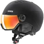 Uvex Wanted Visor black matt mirror orange 54-58 cm