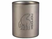 Nordisk Titanium Mug Double Wall 450ml Without Handle grey ONESIZE
