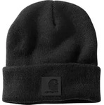 Carhartt Leatherette Watch Cap Beanie black (001) OS