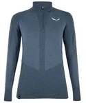Salewa Zebru MED Warm AMR W 1/2Z Tee dark denim (8670) 34