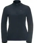 Odlo The Women's Roy Half-zip Mid Layer dark sapphire - black - stripes (20851) M
