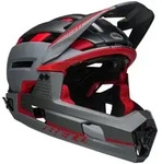 Bell Super Air R Spherical matte gray/red L