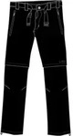 CMP MAN Zip OFF Pant nero (U901) 54