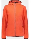 CMP Woman Jacket FIX Hood red fluo (C649) 36