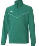 Puma Teamrise 1/4 Zip Top Jr pepper green-puma white (05) 164
