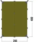Tatonka Tarp 4 light olive (333)