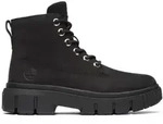 Timberland Womens Mid Lace UP Boot black 9 Wide Fit