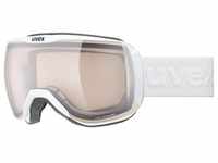Uvex Downhill 2100 V white matt vario silver mirror one size