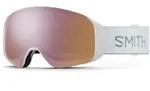 Smith 4D Mag S white chunky knit chromapop everyday rose gold mirror
