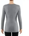 Falke Damen Langarmshirt Wool-tech Light grey-heather (3757) (3757) L