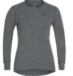 Odlo The Active Warm Base Layer Top odlo steel grey melange (10183) XL