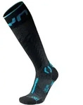 Uyn MAN Ski One Merino Socks anthracite/turquoise (G439) 39/41