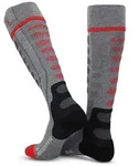 Lenz Heat Sock 5.1 toe Cap Slim Fit grau/rot 42-44