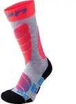 Uyn Ski Junior light grey/coral fluo (G947) 24/26