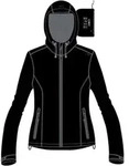 CMP Woman Jacket FIX Hood nero (U901) 34