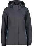 CMP Woman Jacket Zip Hood With Ventilation antracite (U423) 46