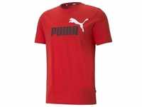 Puma Essentials+ 2 Col Logo Tee high risk red (11) M