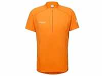 Mammut Aenergy FL Half Zip T-shirt Men tangerine-dark tangerine (2261) M