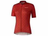 Shimano W'S Mizuki Short Sleeve Jersey red (R01) XL