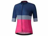 Shimano W'S Yuri Short Sleeve Jersey blue/pink (B13) L