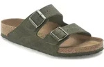 Birkenstock Arizona Vegan Birko-flor Suede Men desert dust thyme (300) Schmal 44