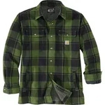 Carhartt Relaxed Fit Heavyweight Flannel Sherpa-lined Shirt Jac chive (GD3) 2XL REG
