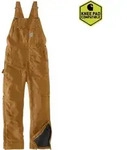 Carhartt Loose Fit Firm Duck Insulated Bib Dungarees carhartt brown (BRN) 2XL...