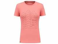 Salewa Pure Skyline Dry'ton W T-shirt lantana pink melange (6356) 34