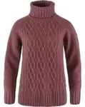 Fj&auml;llr&auml;ven &ouml;vik Cable Knit Roller Neck W mesa purple (410) L