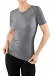 Falke Damen Tight Fit-shirt Wool-tech Light grey-heather (3757) (3757) XS