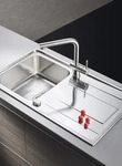 Pyramis 107158612, Pyramis Edelstahl K&uuml;chen Einbausp&uuml;le 79 cm 1 Becken mit