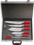 Dick 8117300, Fr. Dick Red Spirit Messerkoffer 6-teiliger Messersatz Kochkoffer