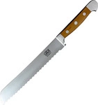 G&uuml;de B430-21, G&uuml;de Brotmesser lange 21 cm Wellenschliff-Klinge geschmiedet - Serie