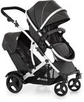 hauck Geschwisterwagen DUETT 2 Black/Forest