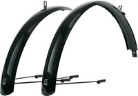 SKS 11804, SKS Bluemels Basic Schutzblech Set VR+HR 60 mm / 24" schwarz