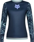 Fox Head 38385-C84-XL, Fox Head Ranger Image Print Damen L/S Jersey XL blau