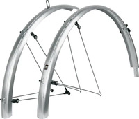 SKS 11812, SKS Bluemels Basic Schutzblech Set VR+HR 45 mm / 28" grau
