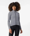 Castelli 4526514-101-L, Castelli Ventra Thermal L/S Damen Trikot schwarz/wei&szlig;