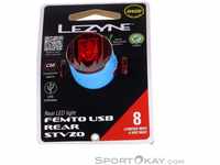 Lezyne 1-LED-31R-STVZO-V110, Lezyne Femto USB LED Rücklicht mit...