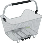 Racktime 13017, Racktime Bask-it Deluxe Fahrradkorb 23 Liter grau