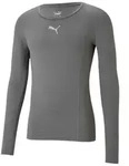 Puma Liga Baselayer Langarm Shirt Herren - grau S