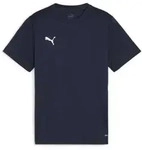 Puma teamGOAL Trainingsshirt Kinder - navy-116