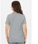 Jako Polo Organic Kinder - hellgrau meliert - 116