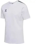 hummel Hmlauthentic Co T-Shirt S/S Herren - white - S