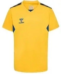 hummel Hmlauthentic Pl Trikot S/S Kinder - sports yellow/true blu