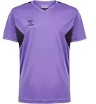 hummel Hmlauthentic Pl Trikot S/S Kinder - dahlia purple/asphalt-
